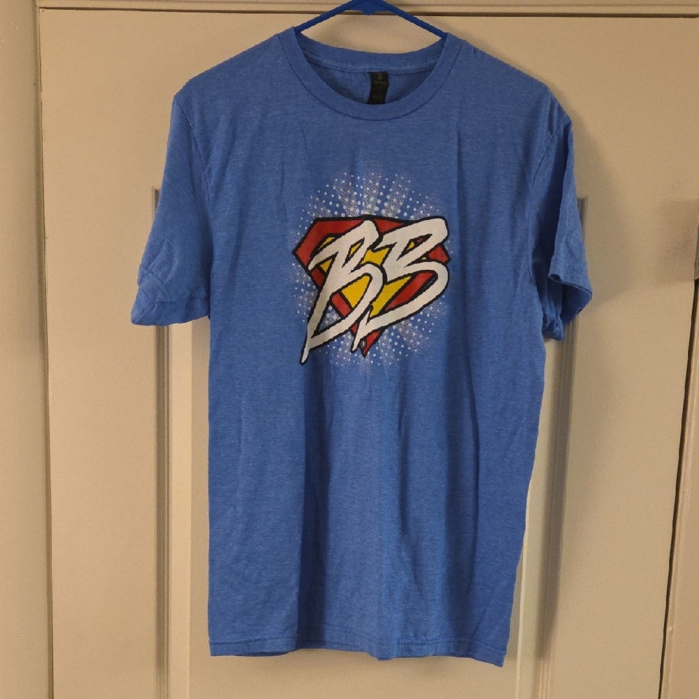 Gildan Blue Superhero Graphic Tee